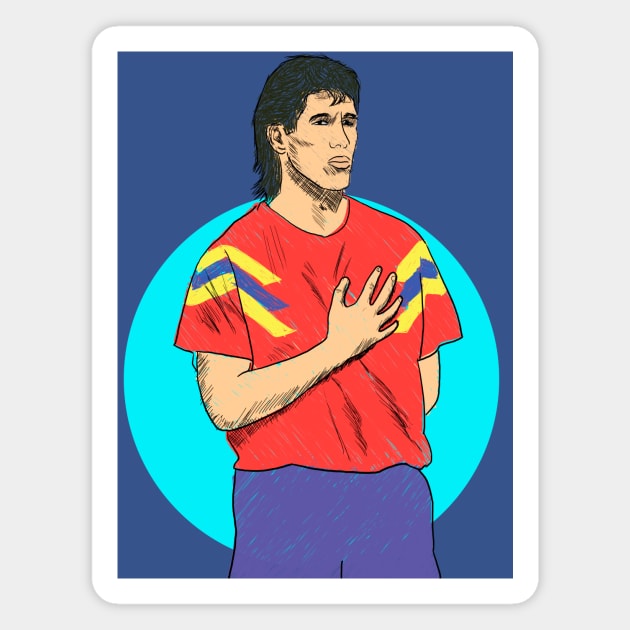 Andres Escobar Magnet by juanc_marinn